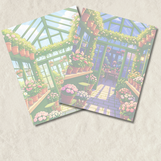 Peaceful Garden Notepad
