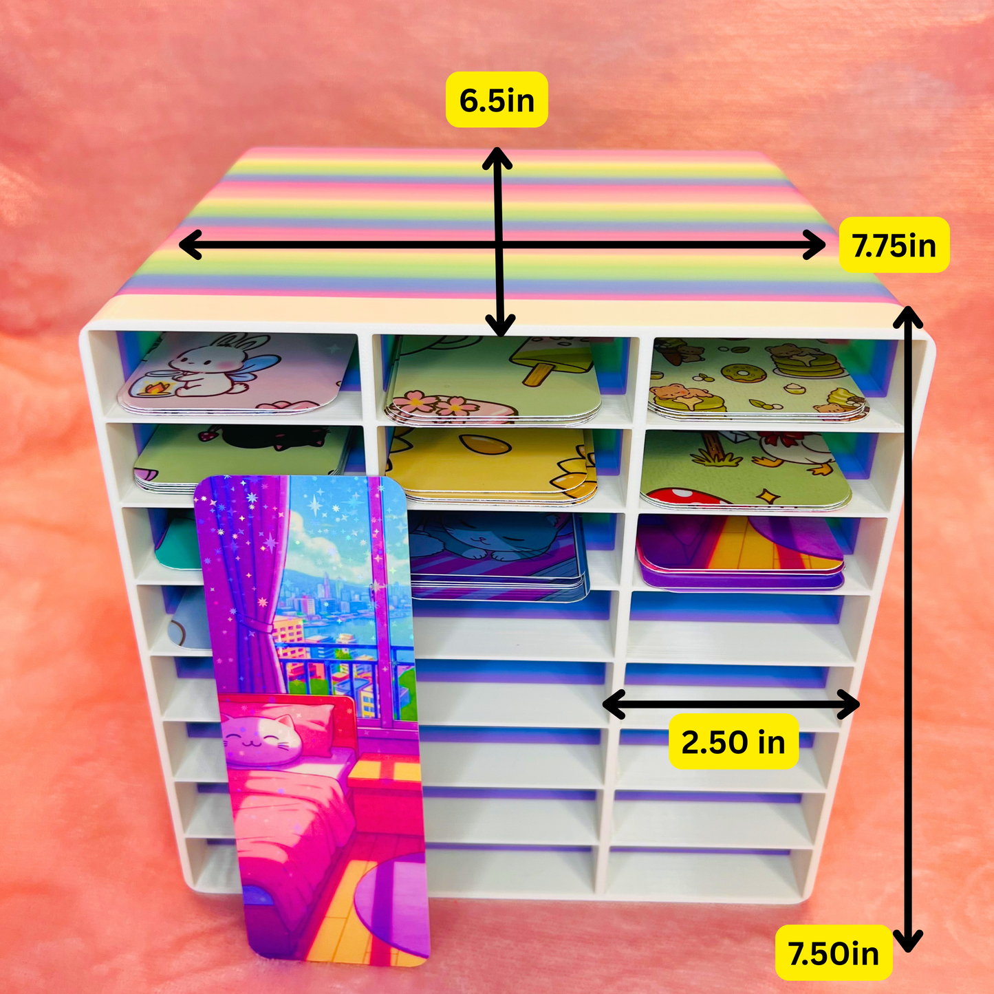 24 slot Bookmark Organizer/Holder STL FILE