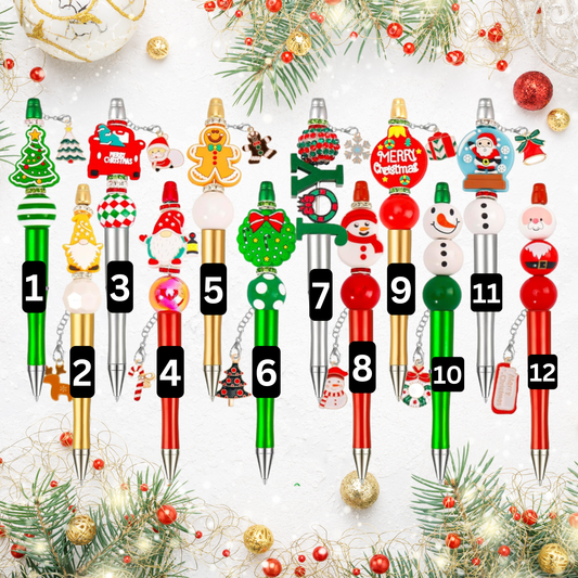 Christmas Beaded Pen
