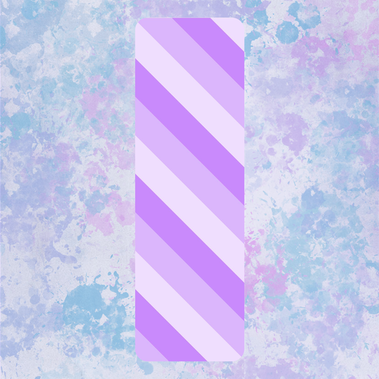 Purple Stripes Bookmark