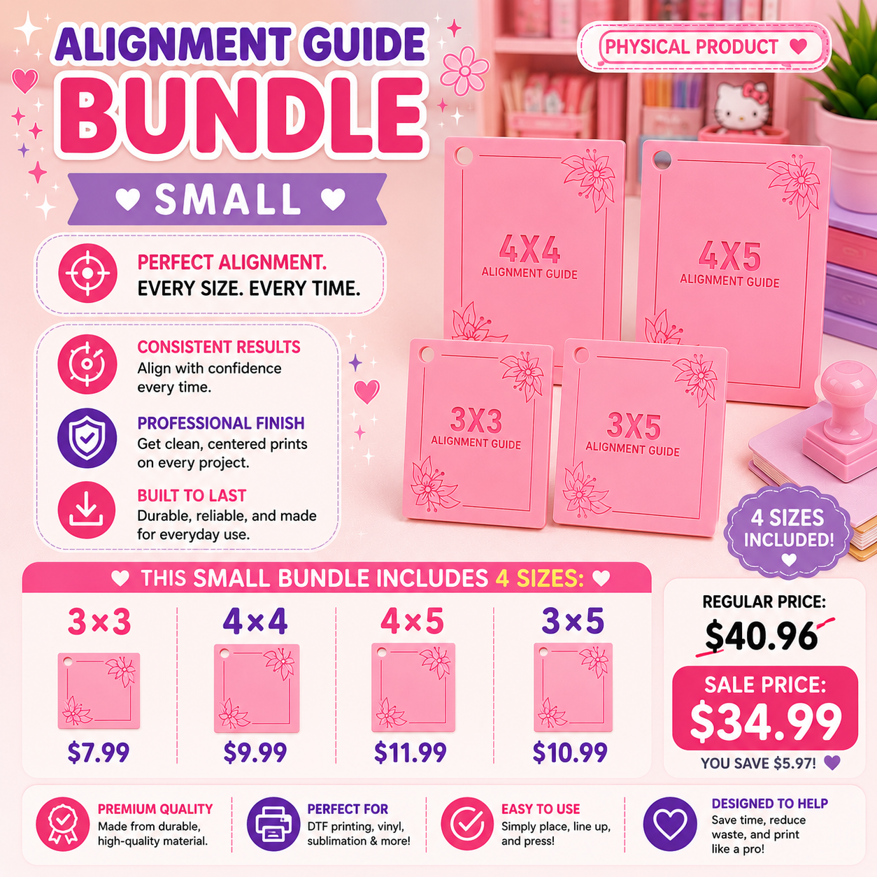 Alignment Guide Bundle- SMALL