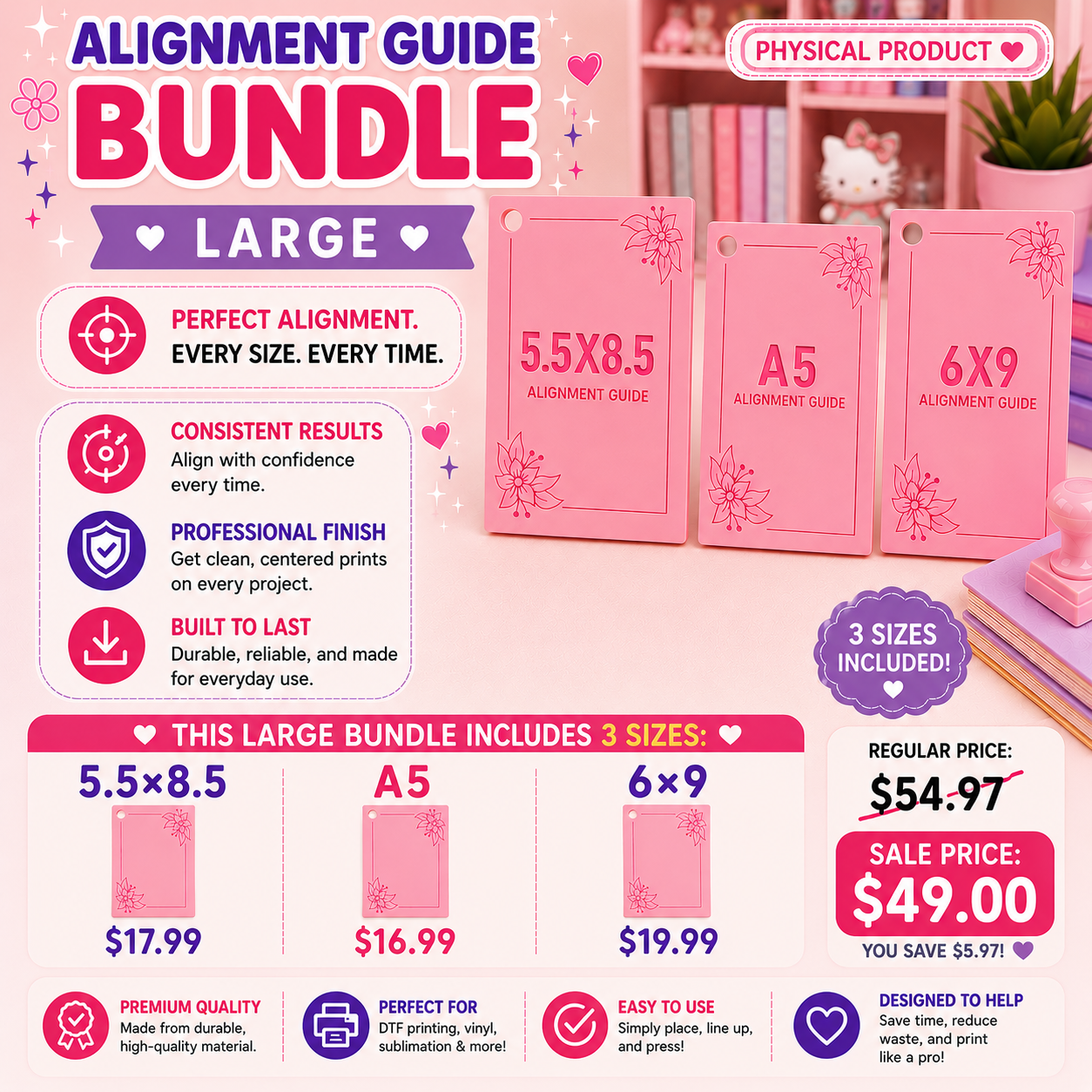 Alignment Guide Bundle- LARGE
