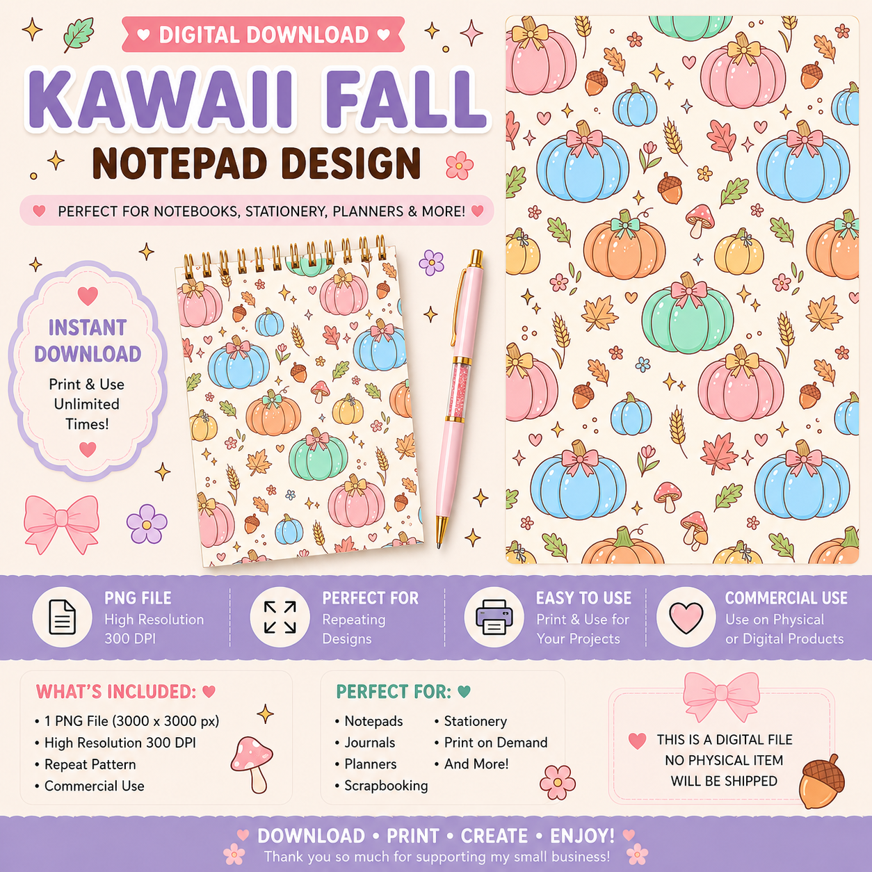 Fall Notepad Design #2