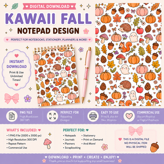 Fall Notepad Design #4