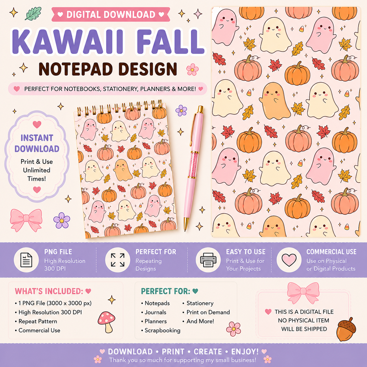 Fall Notepad Design #6