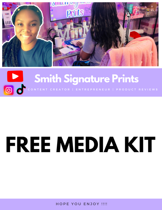 ✨ Free Media Kit Template for Creators & Small Business Owners ✨
