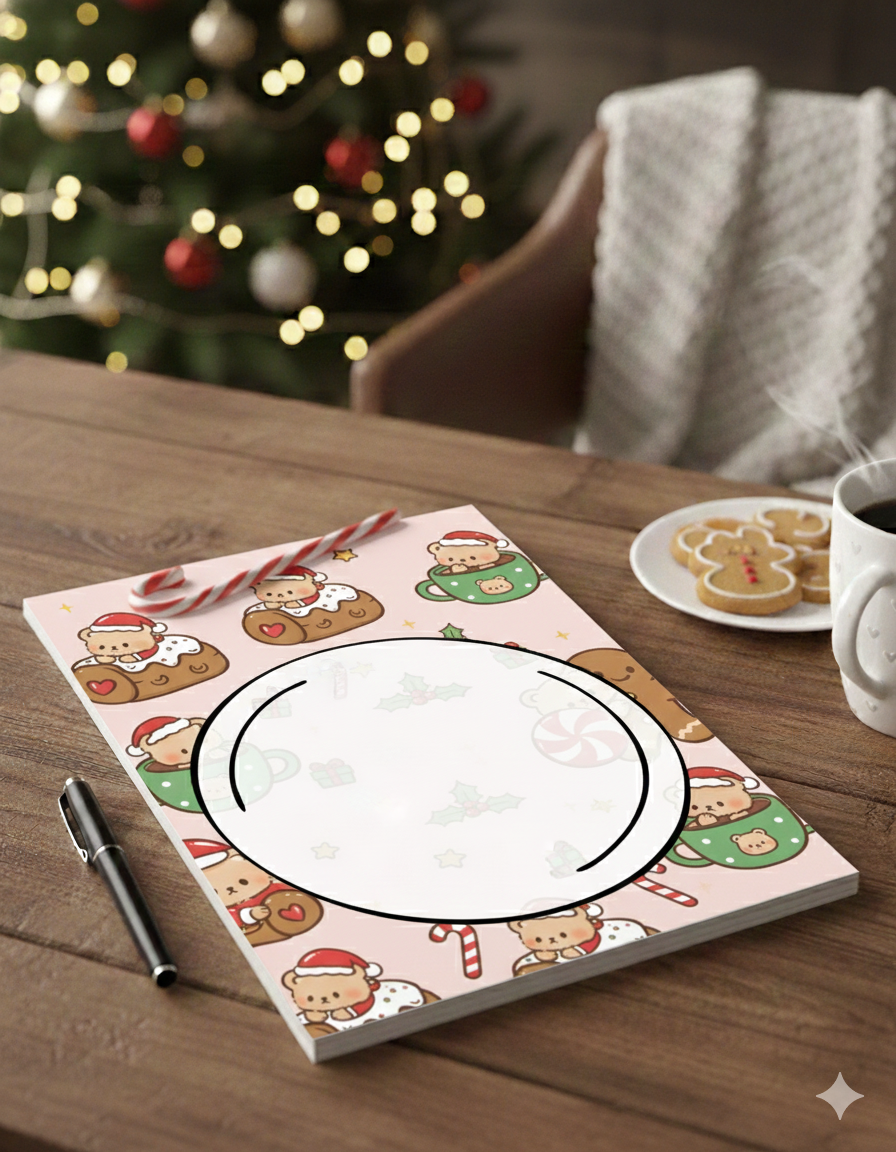 Candy Cane Land Notepad