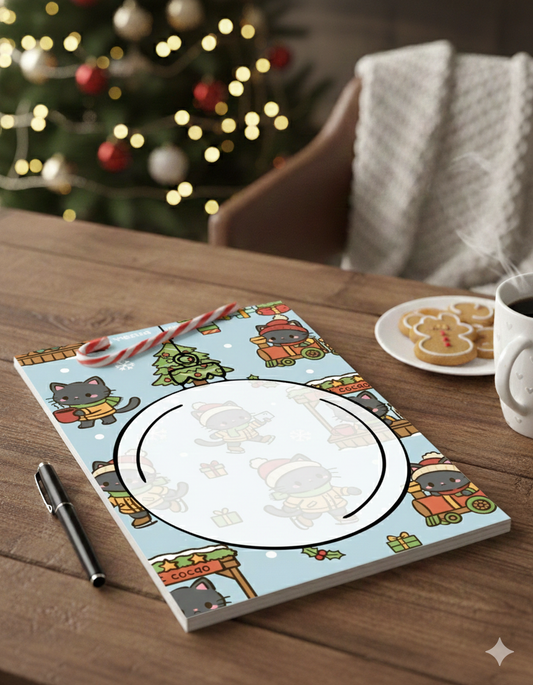 Cozy Train Station Notepad