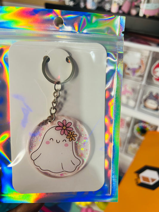 Kawaii Halloween Ghost Keychain (Clearance Sale)
