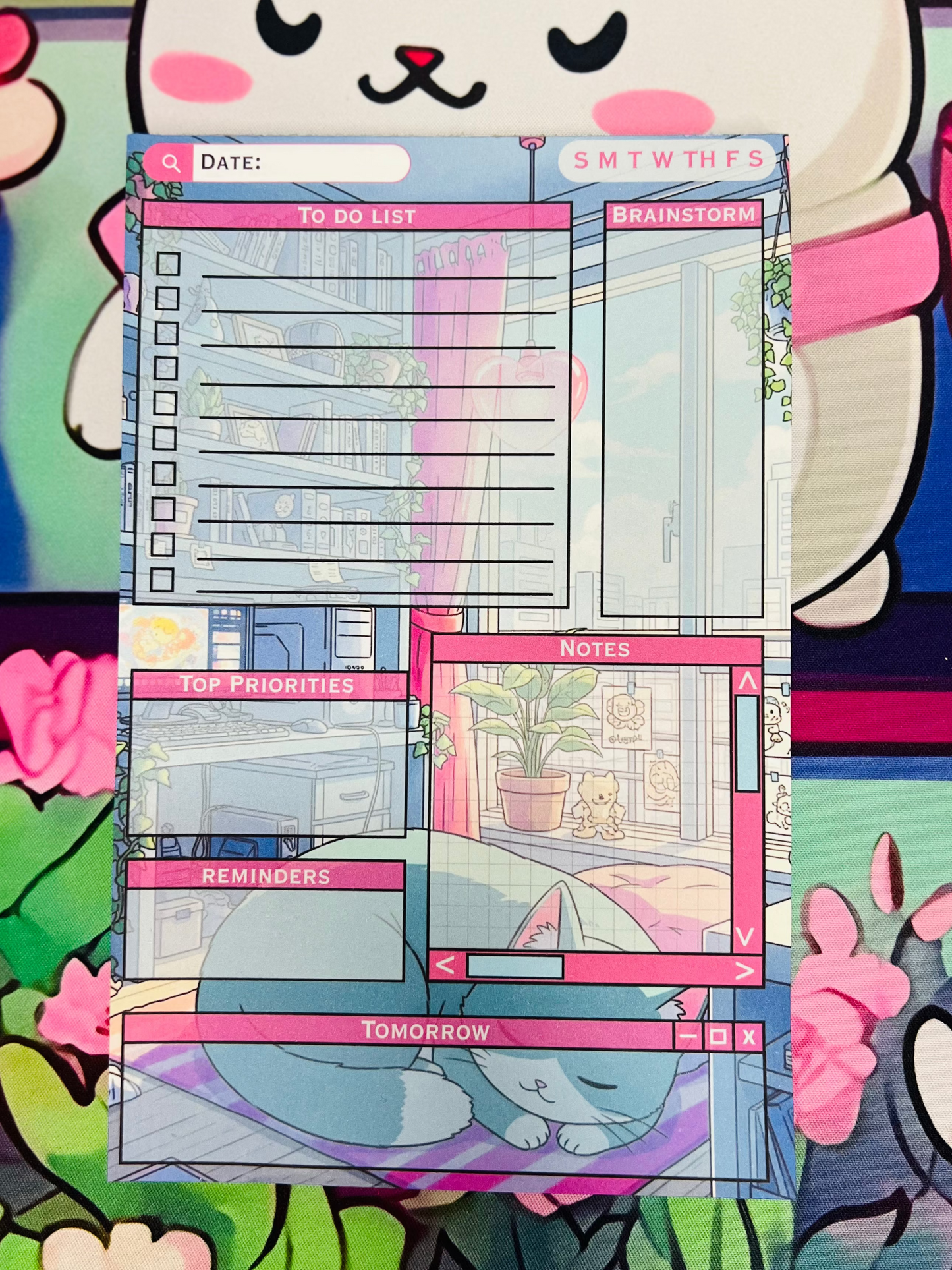 Pawsitively Snoozin' Daily Planner