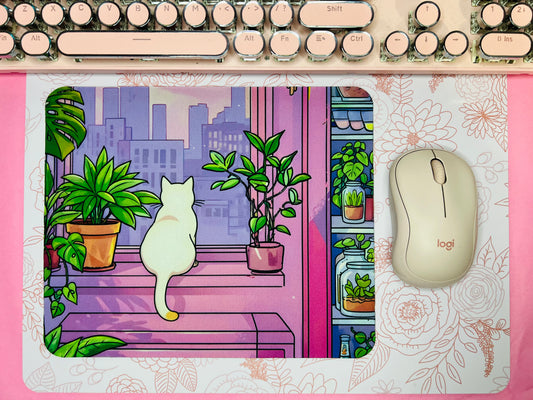 Green Whispers Mousepad