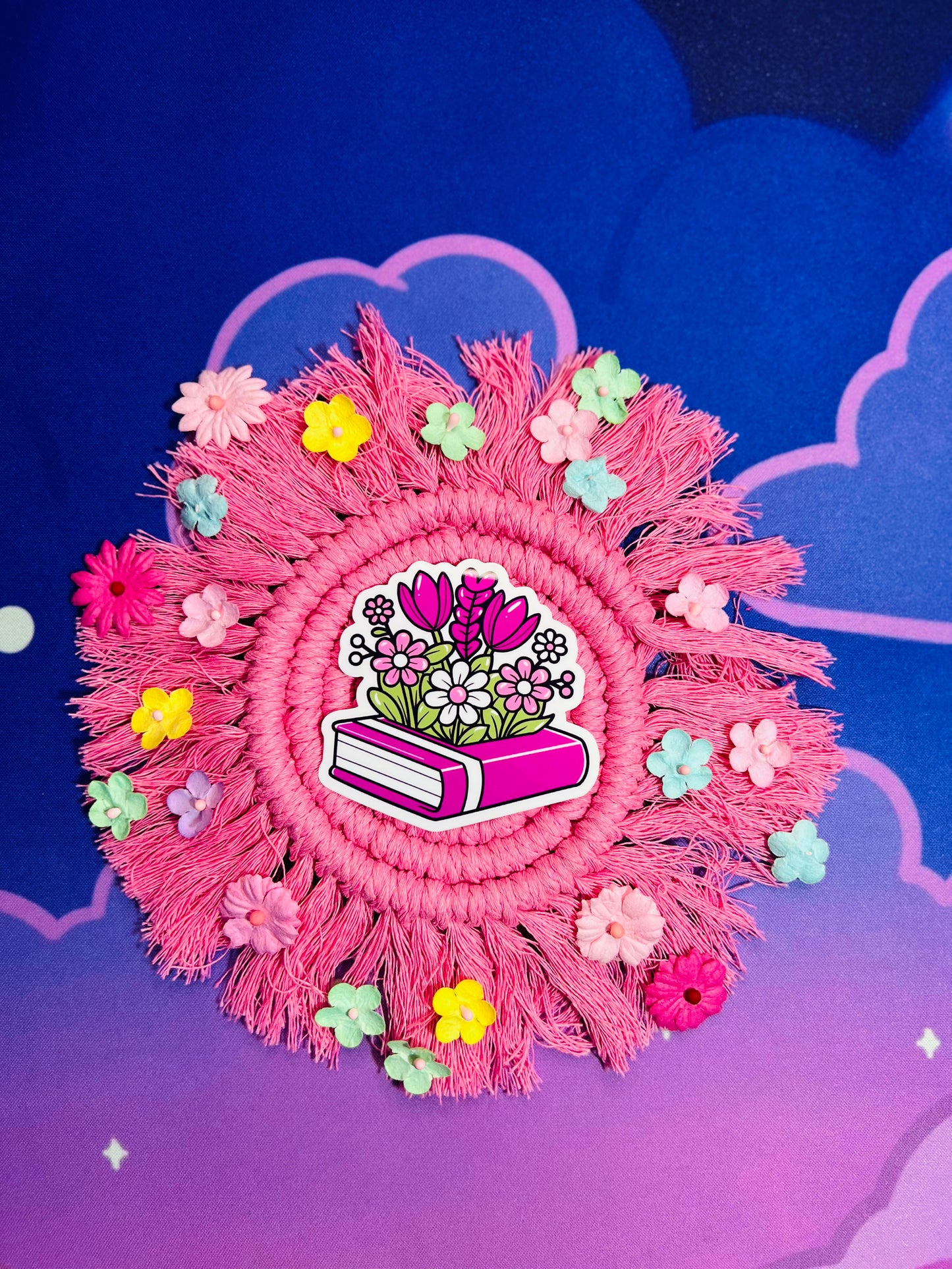 Flower Book Sticker
