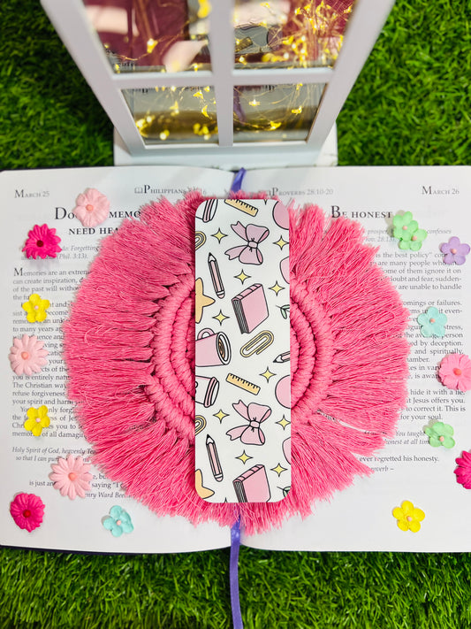 Teach In Pink Bookmark