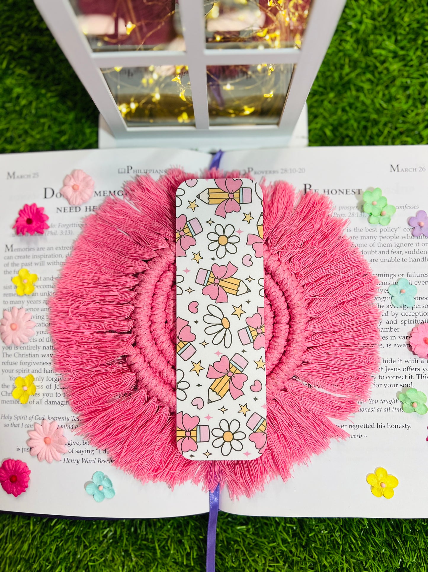 Whimsy Doodle Bloom Bookmark