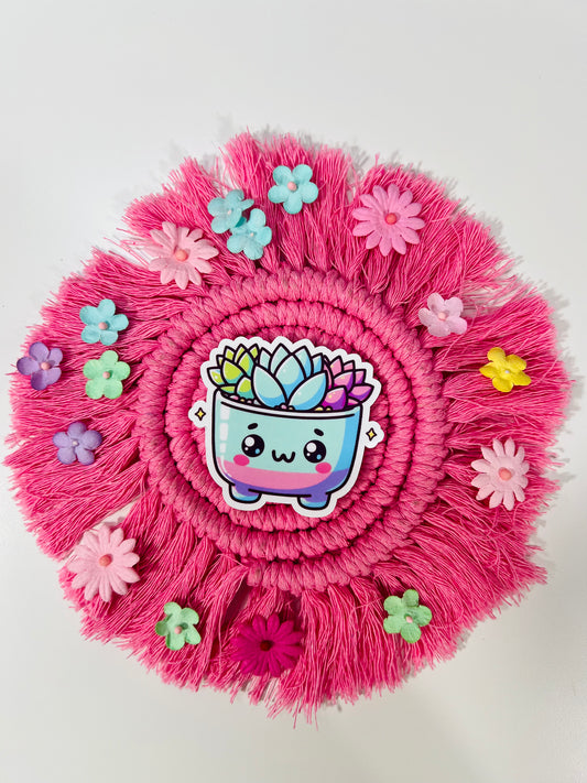 Kawaii Plant Pouch Sticker