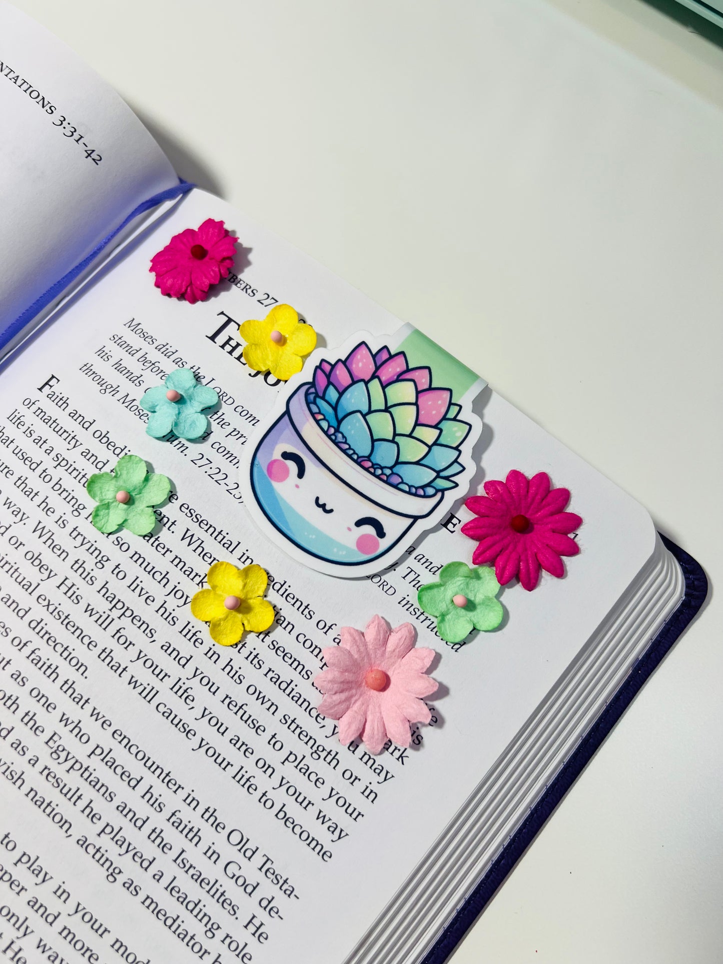 Succulent Sweetie Magnetic Bookmark