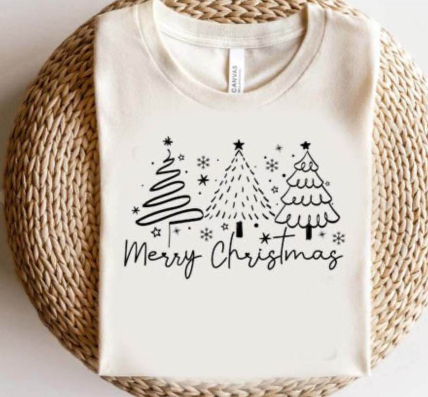 Merry Christmas tree sweatshirt