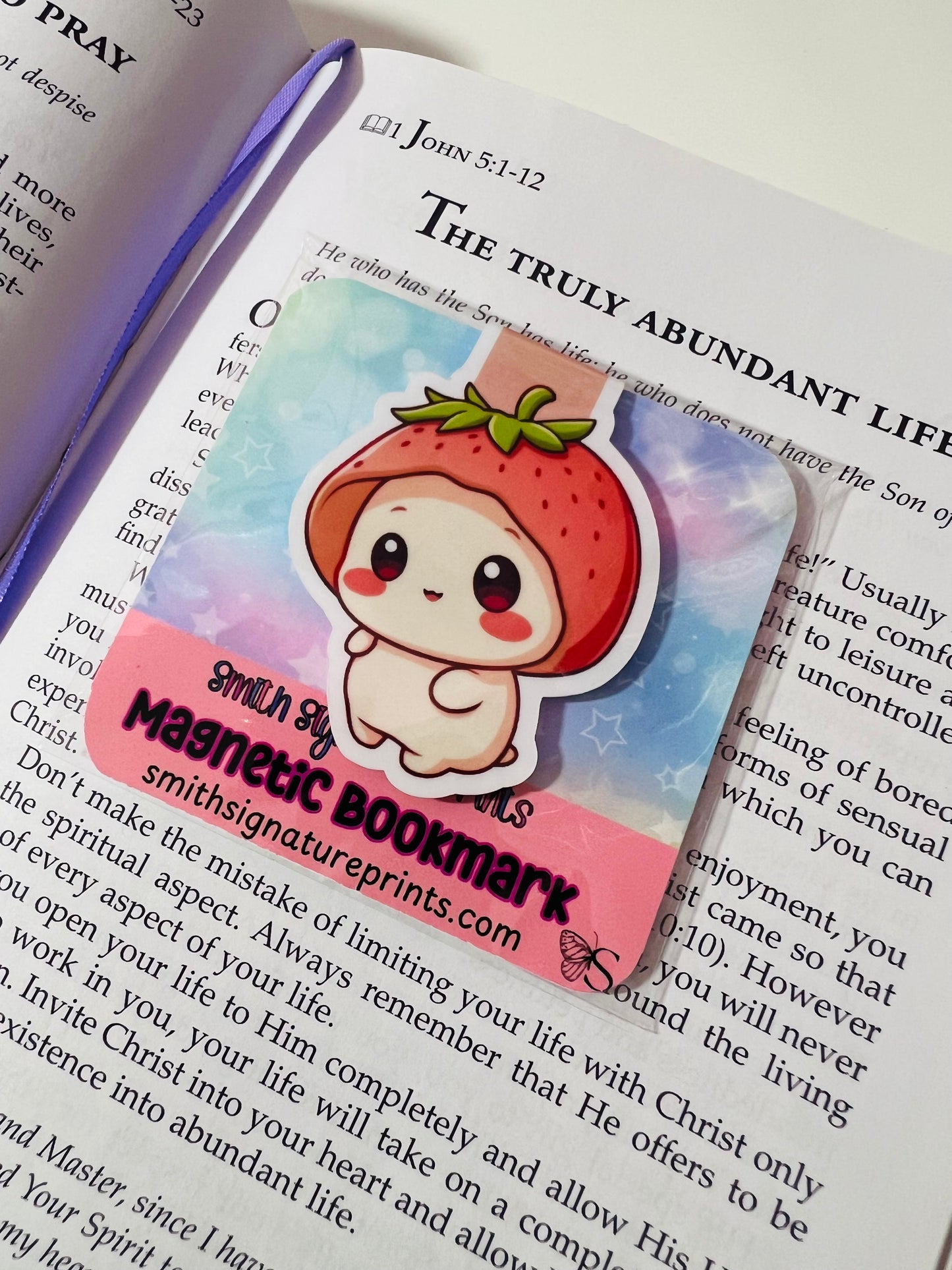 Sugar Bloom Magnetic Bookmark