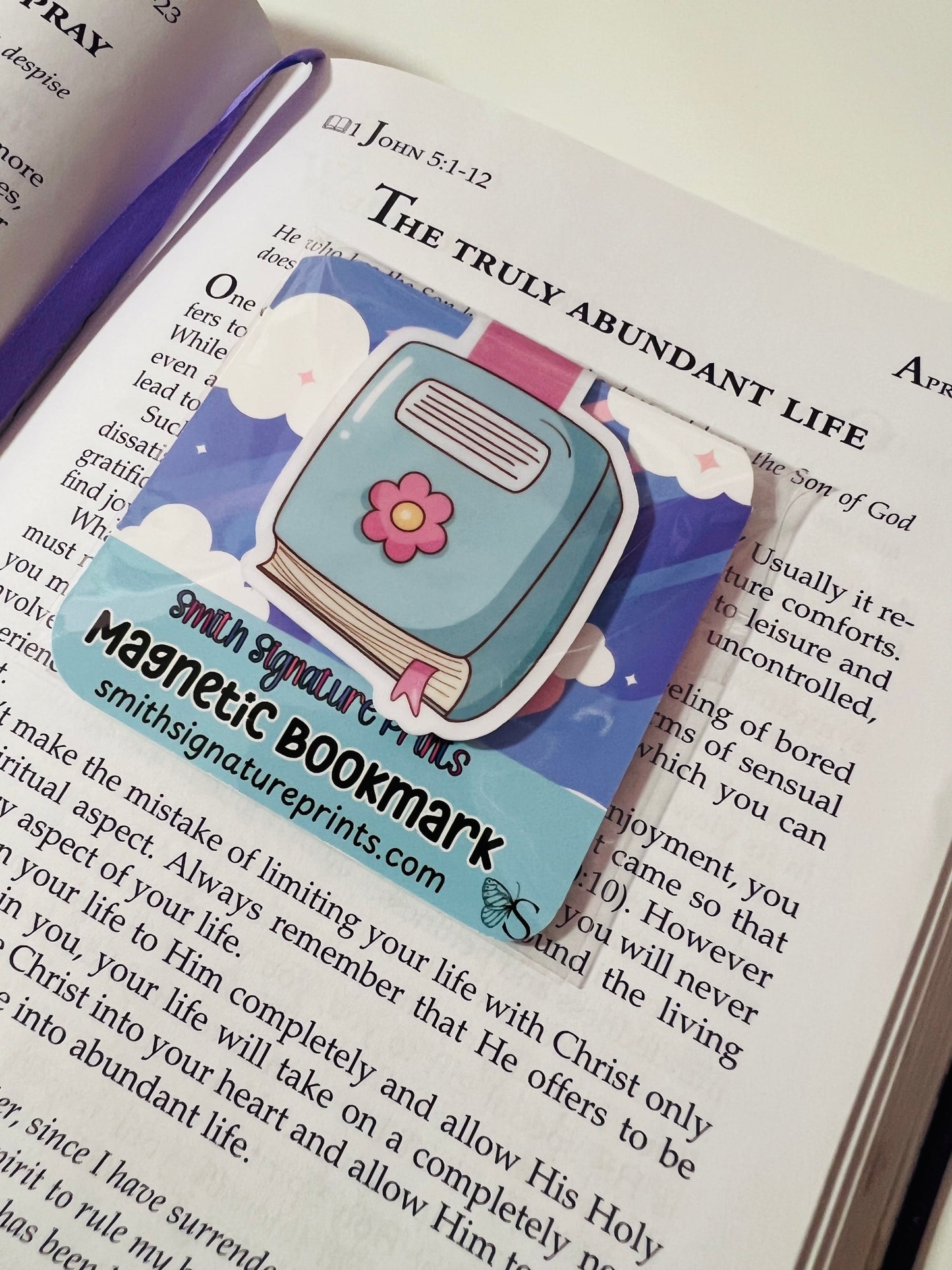 Blush Notepad Magnetic Bookmark