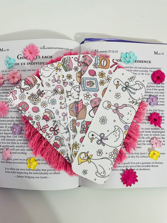 Mama Goose Set or Individual Bookmarks