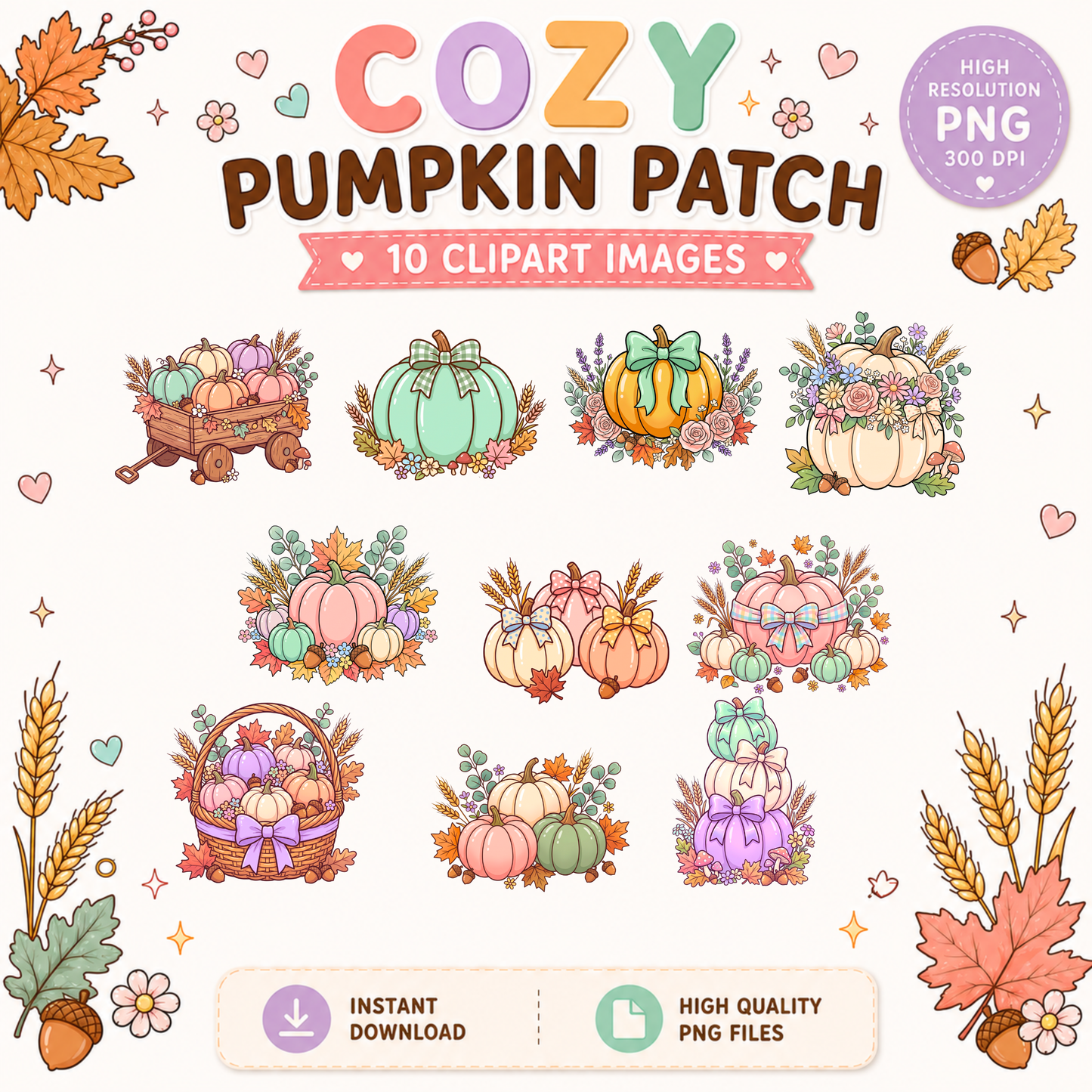 Cozy Pumpkin Patch-Sticker Bundle