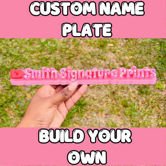 Custom Name Plate
