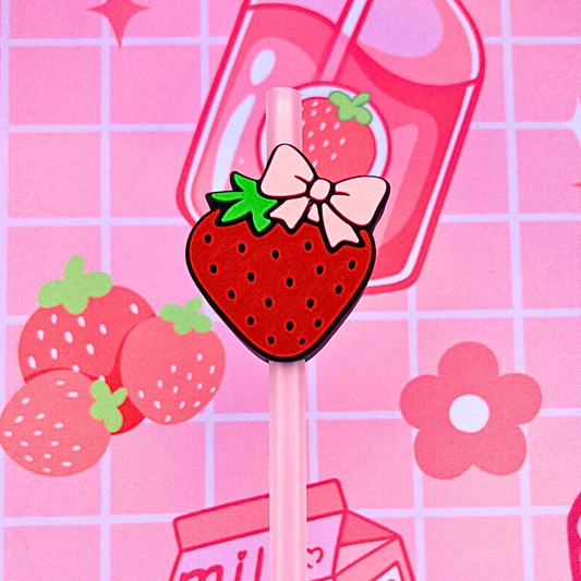 Strawberry Straw Topper