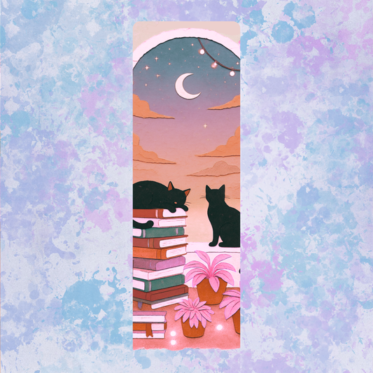 Whisker Wishes- Paper Theme Bookmark