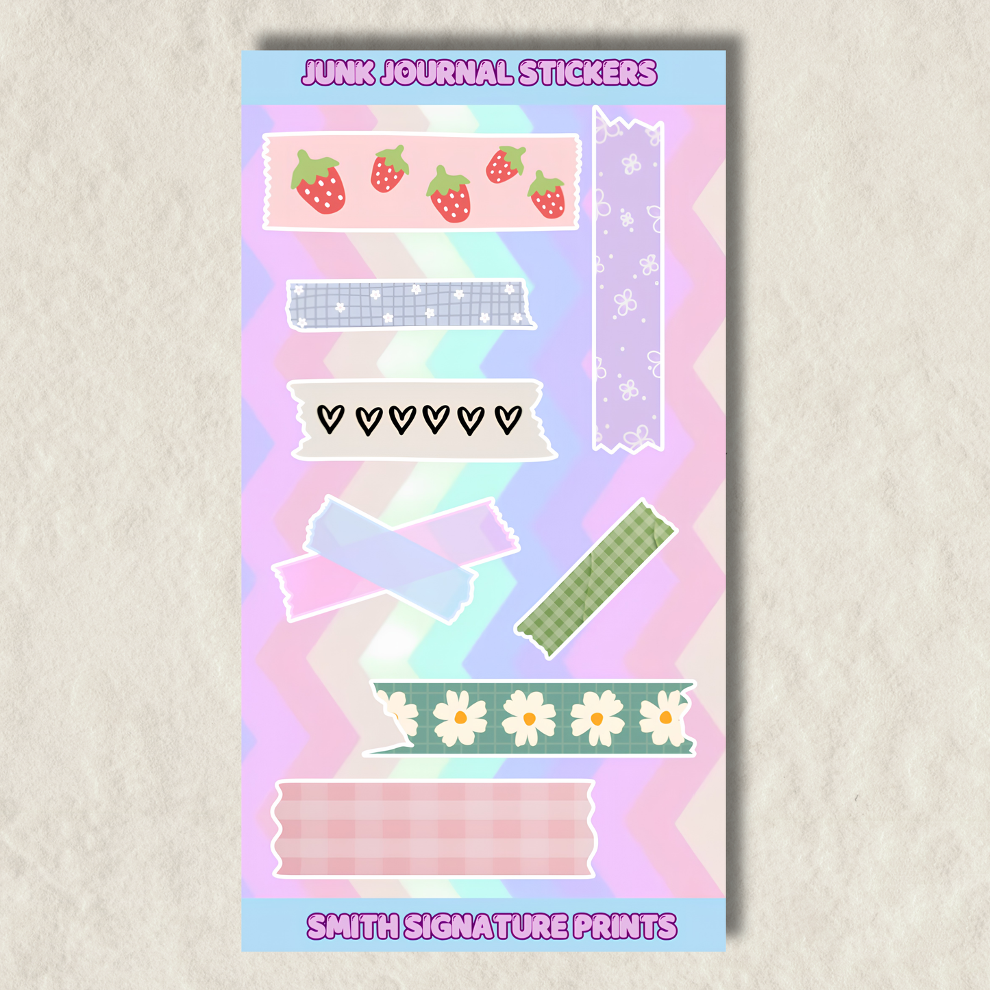 Junk Journal Sticker Sheet #25