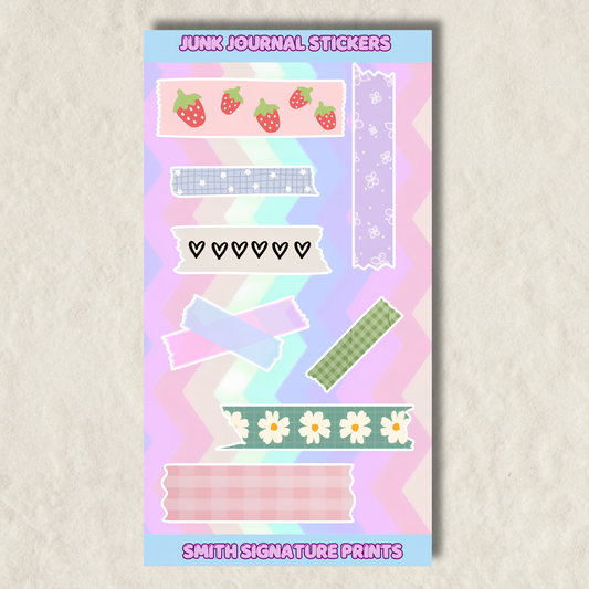 Junk Journal Sticker Sheet #25