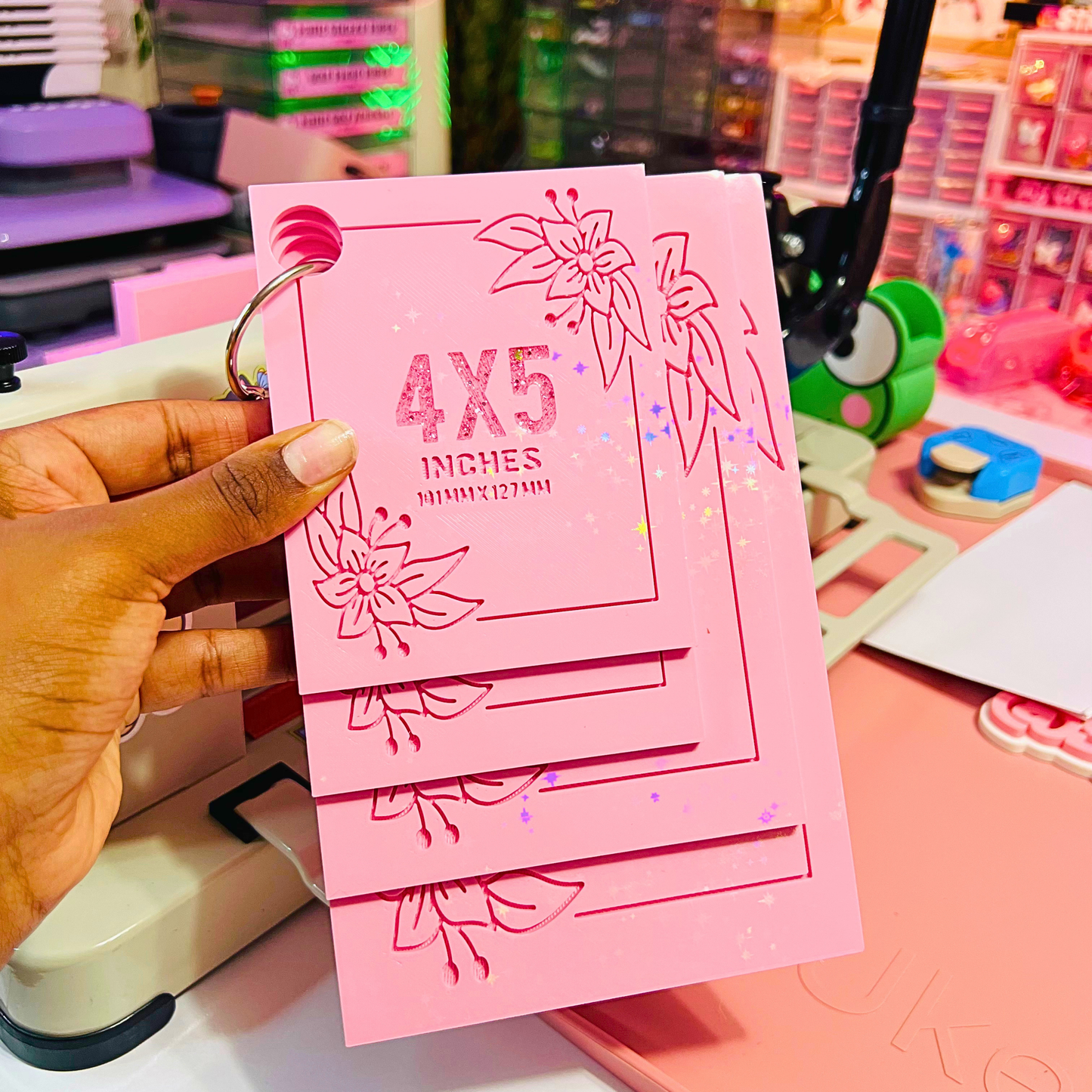 Guillotine/Paper Trimmer Cutting Alignment Guides- Notepads