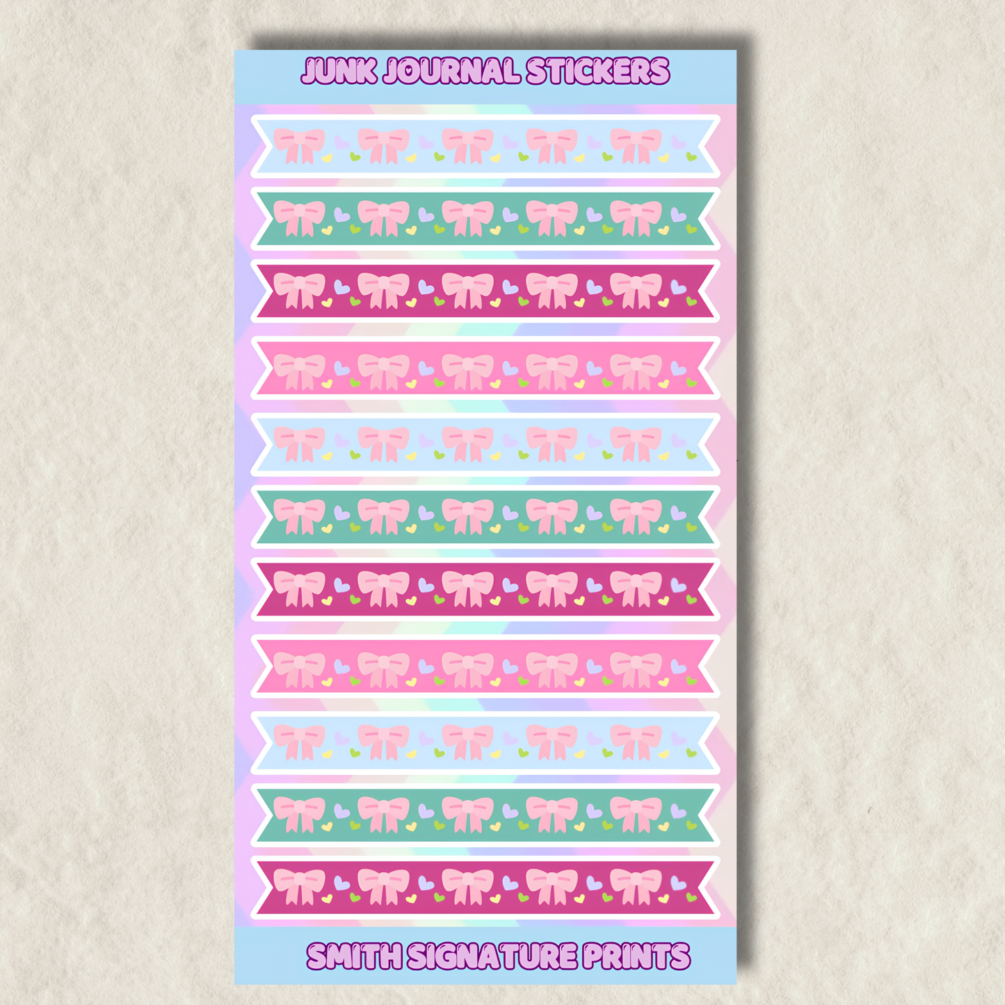 Junk Journal Sticker Sheet #14