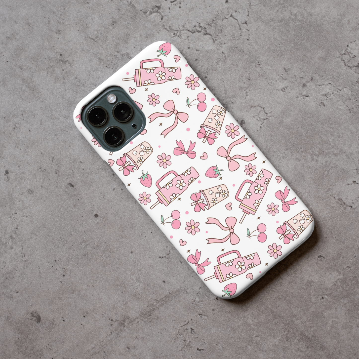 Pink Tumbler Phone Case