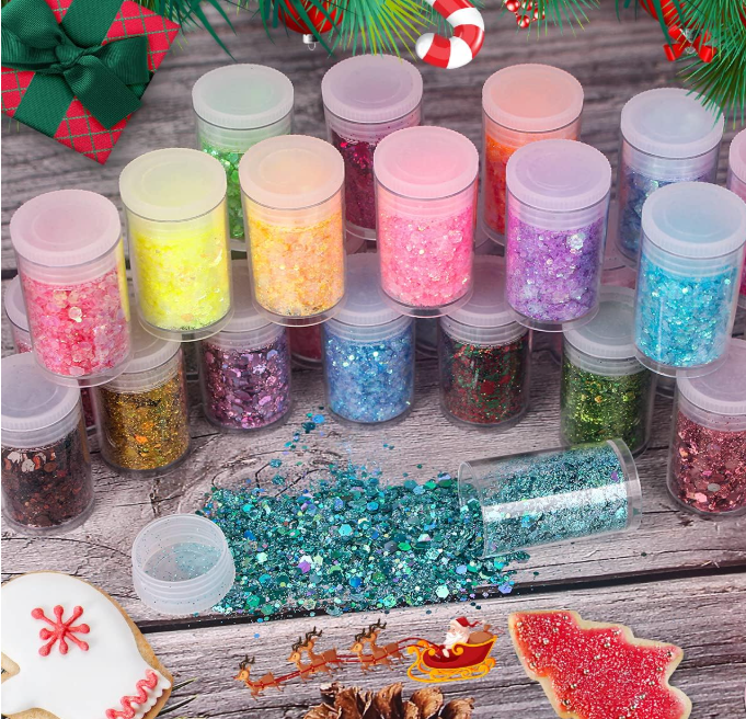 Glitter Resin Letters