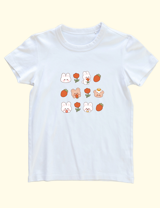 Kawaii Bunni & Bear T-shirt